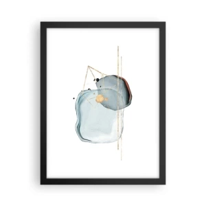 Poster în ramă neagră - Studiul picăturii - 30x40 cm