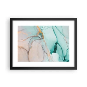 Poster în ramă neagră - Dansul formelor și al culorilor - 40x30 cm