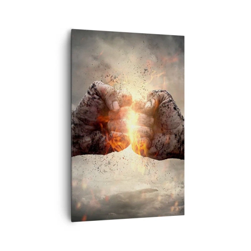 Tablou pe pânză - Ridică-te pentru a lupta - 80x120 cm