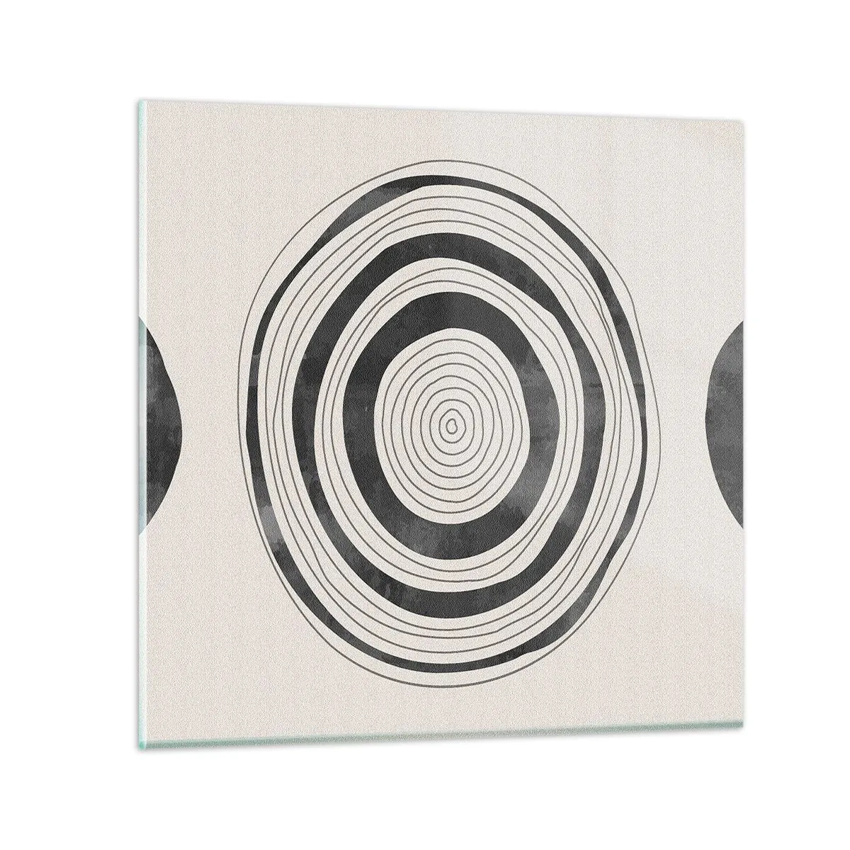 Tablou pe sticlă - Centrul cel mai important - 70x70 cm