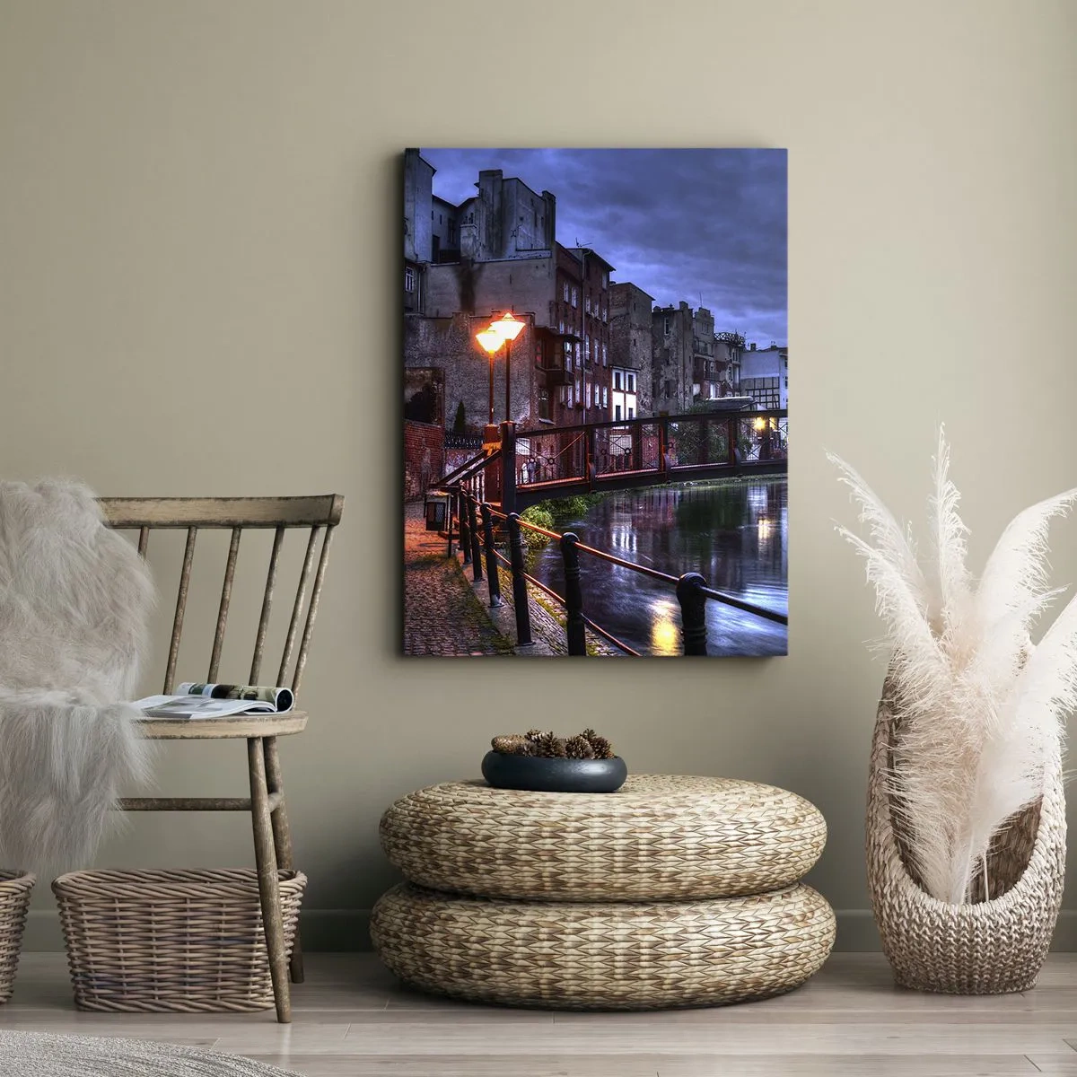 Tablou pe pânză - Tu nu știai că Bydgoszcz arată așa - 50x70 cm