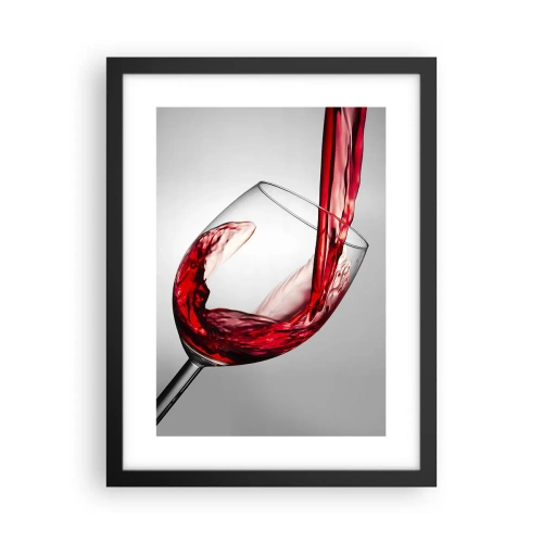 Poster în ramă neagră - Culoare - mișcare - sunet - 30x40 cm