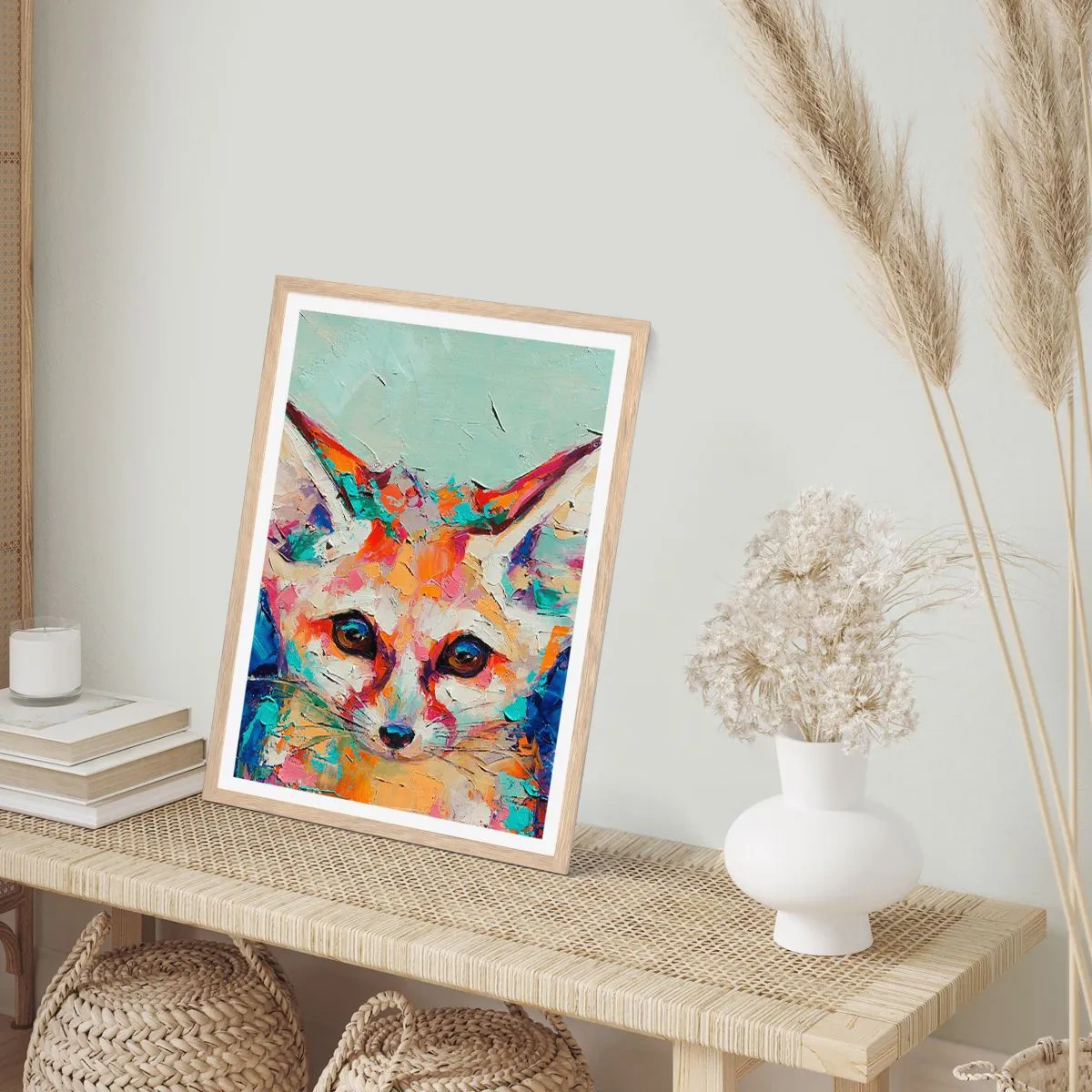 Poster în ramă de stejar deschis - Sunteți gata pentru mine? - 50x70 cm