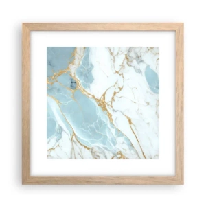 Poster în ramă de stejar deschis - Bogăția pietrei - 30x30 cm