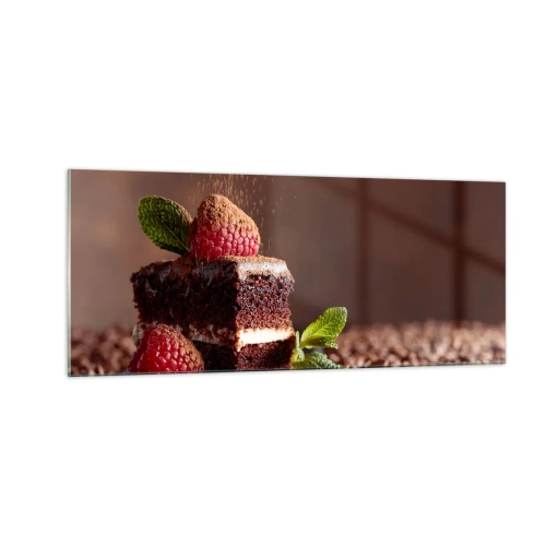 Tablou pe sticlă - Viața este dulce - 100x40 cm