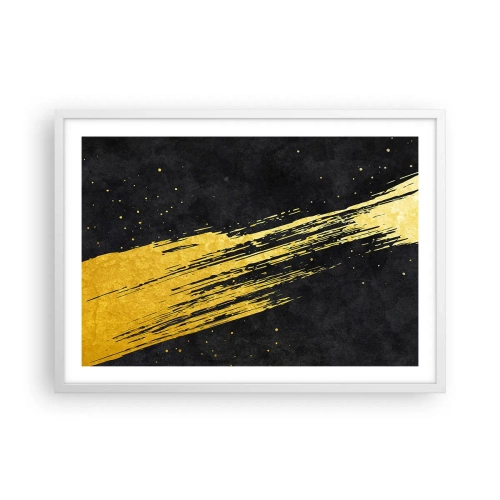 Poster în ramă albă - Salt în hiperspațiu - 70x50 cm