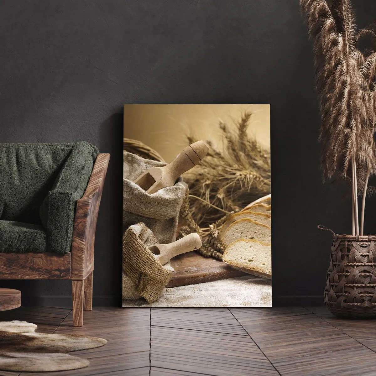 Tablou pe pânză - Oprire violentă - 55x100 cm