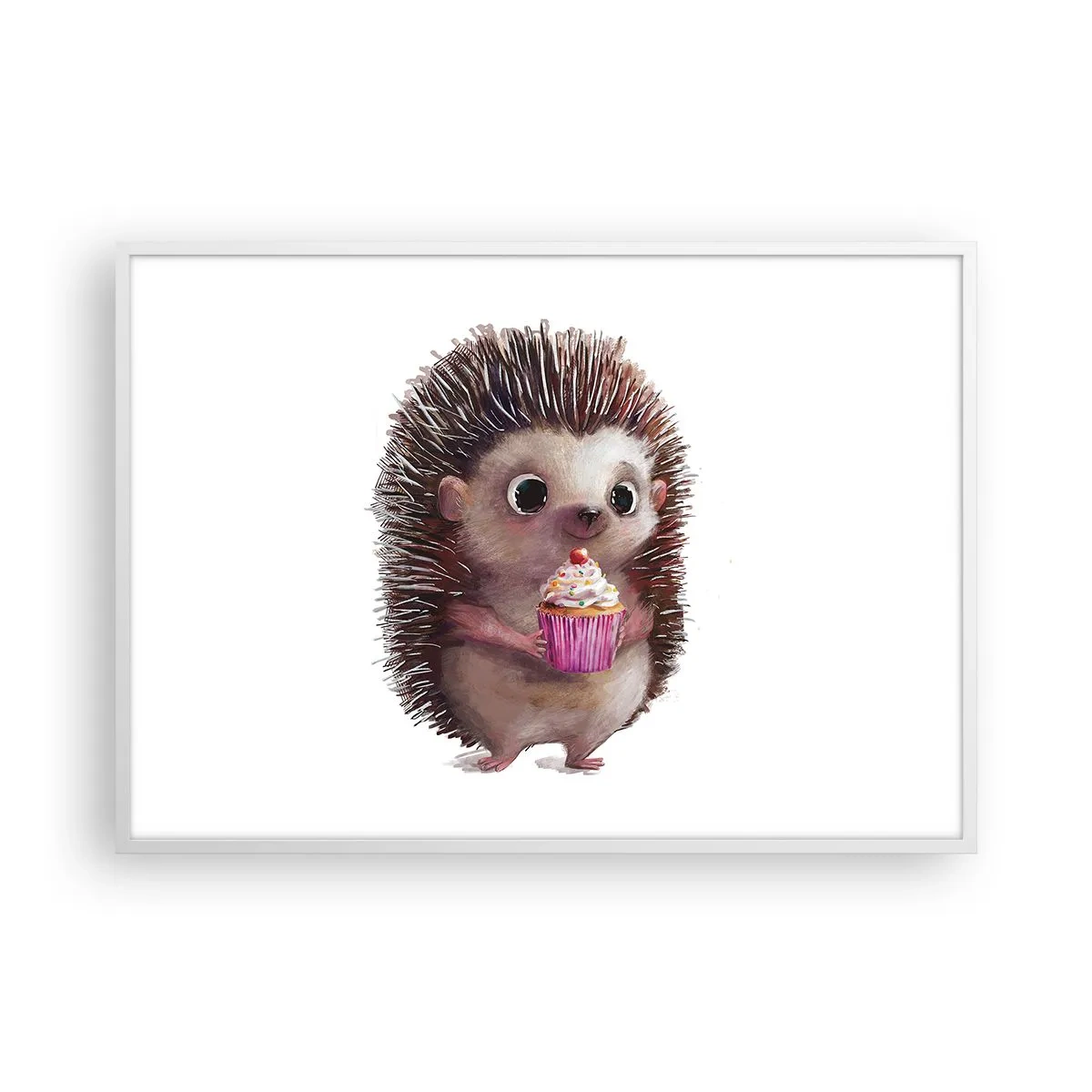 Poster în ramă albă - Fiecare zi este o sărbătoare - 100x70 cm