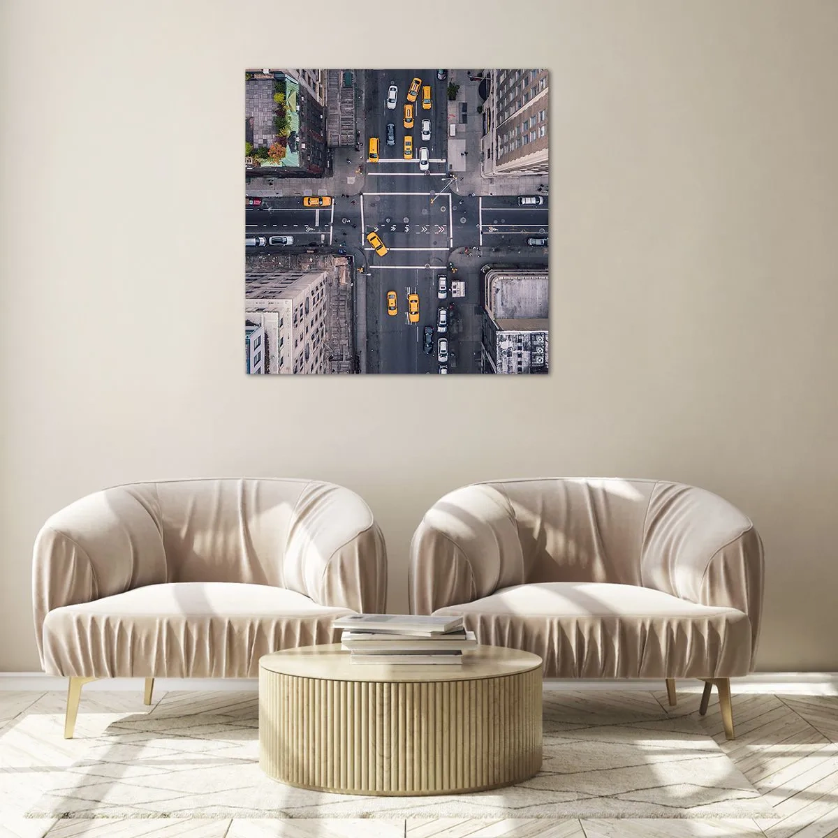 Tablou pe sticlă - O alegere simplă - 70x70 cm