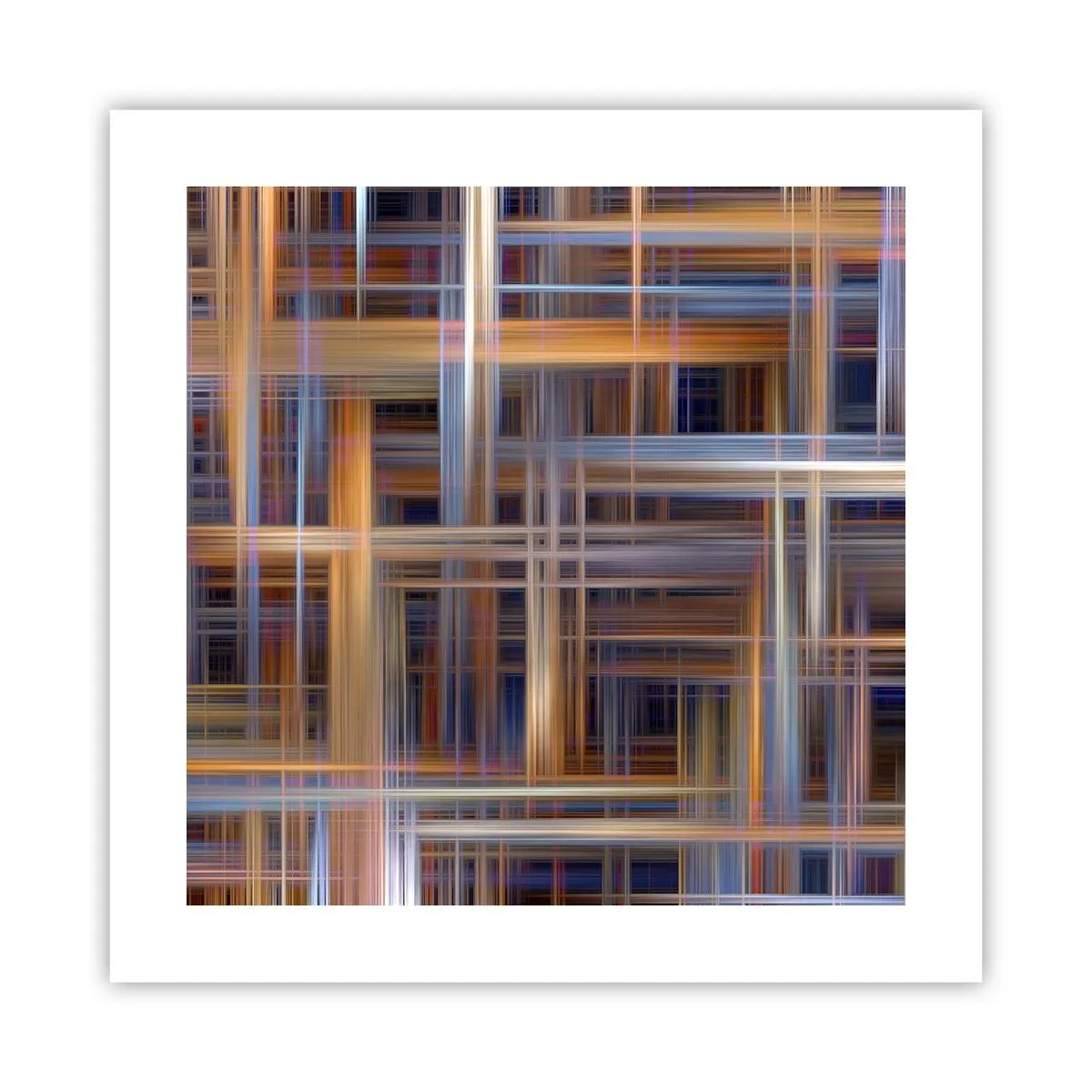 Poster - Țesut din lumină - 40x40 cm