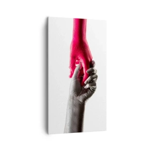 Tablou pe pânză - Împreună, deși diferiți - 45x80 cm