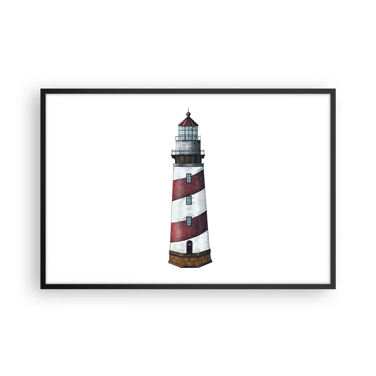 Poster în ramă neagră - Întotdeauna de veghe - 91x61 cm