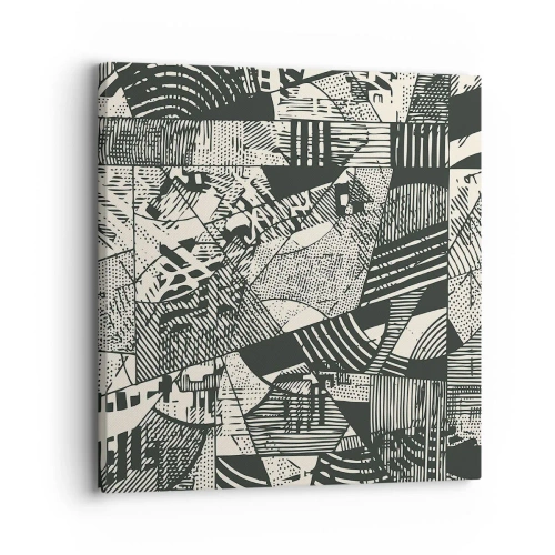 Tablou pe pânză - Dinamica de astăzi - 30x30 cm