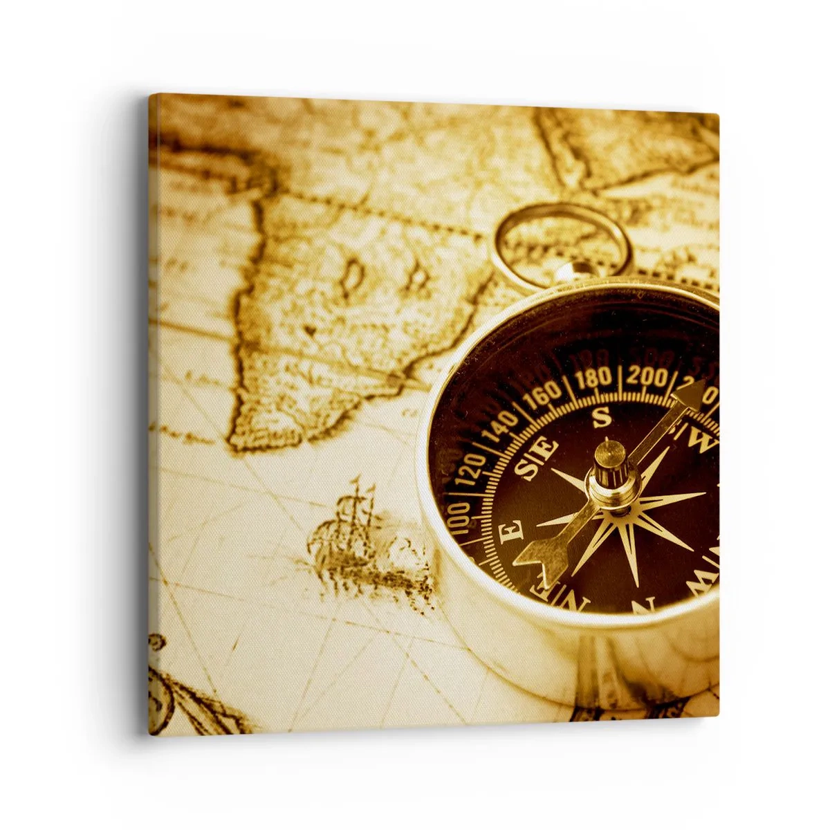 Tablou pe pânză - Est sau vest? - 40x40 cm