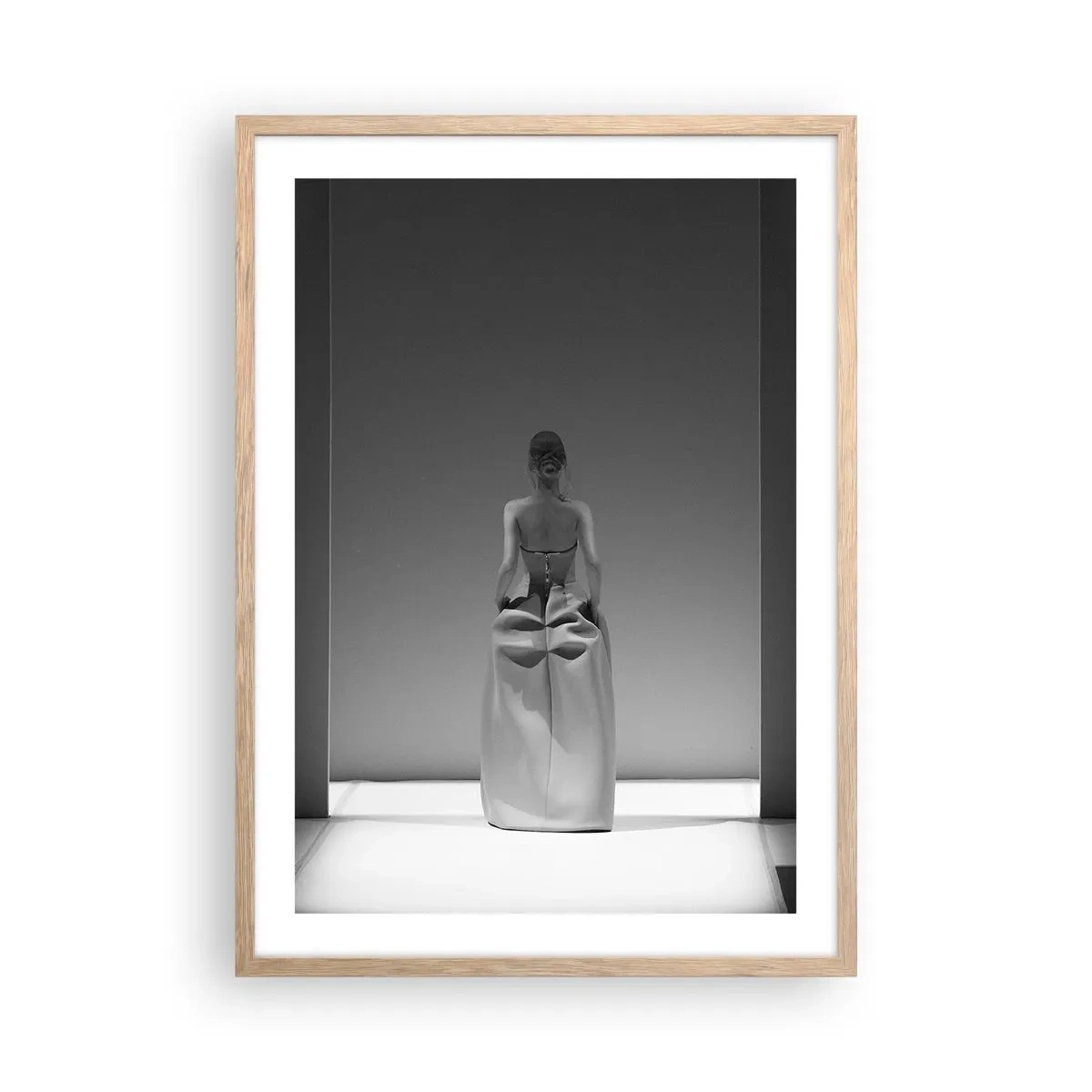 Poster în ramă de stejar deschis - Simplitate sofisticată - 50x70 cm