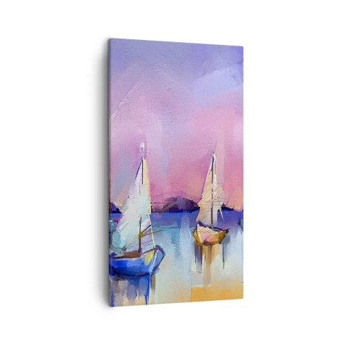 Tablou pe pânză - Direcția: ape largi - 45x80 cm