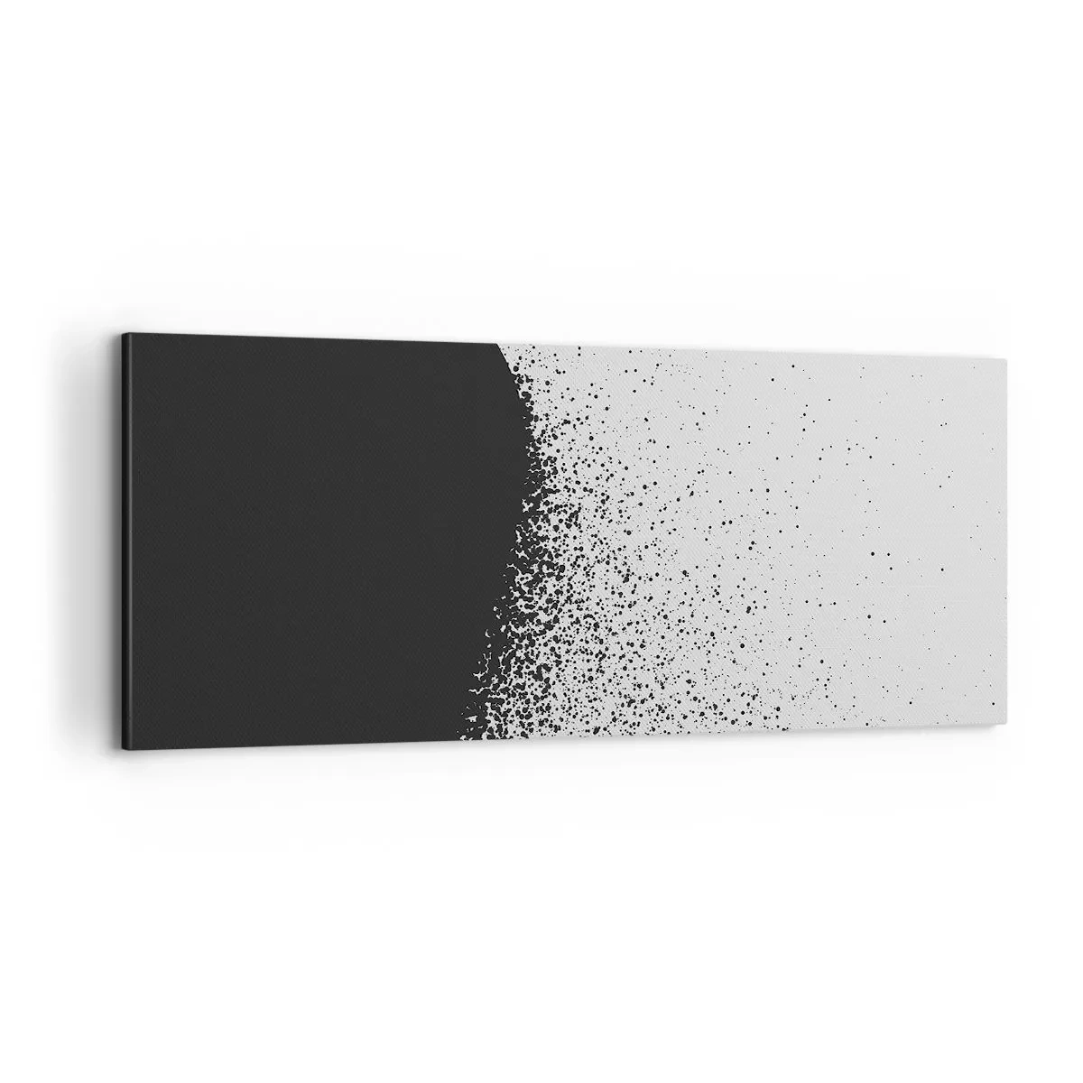 Tablou pe pânză - Mișcarea particulelor - 100x40 cm