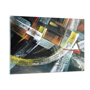 Tablou pe sticlă - Energia în mișcare - 120x80 cm