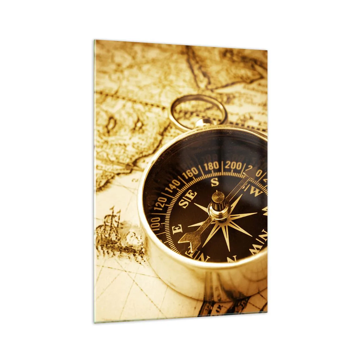 Tablou pe sticlă - Est sau vest? - 70x100 cm