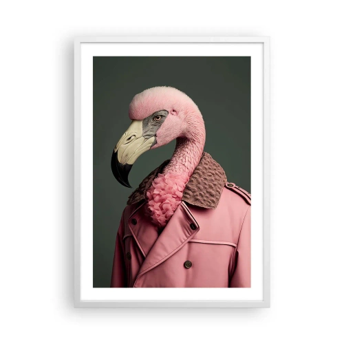 Poster în ramă albă - Cu adevărat elegant - 50x70 cm