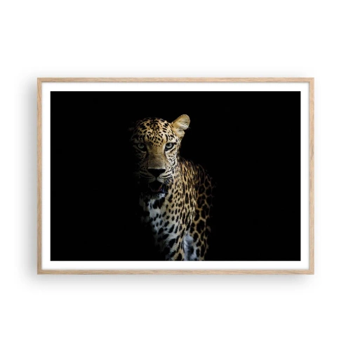 Poster în ramă de stejar deschis - Frumusețe întunecată - 100x70 cm