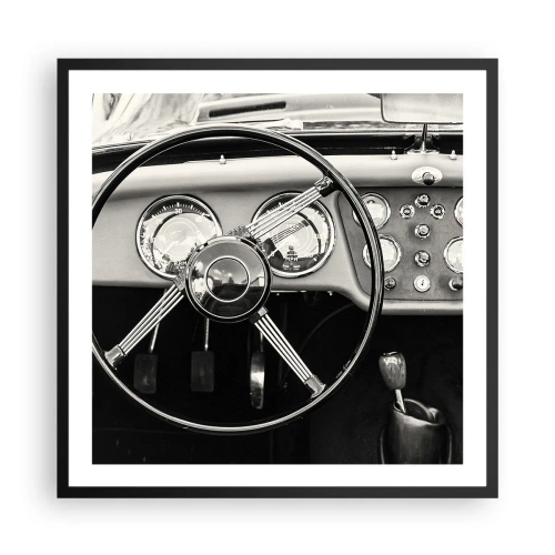 Poster în ramă neagră - Visul unui colecționar - 60x60 cm