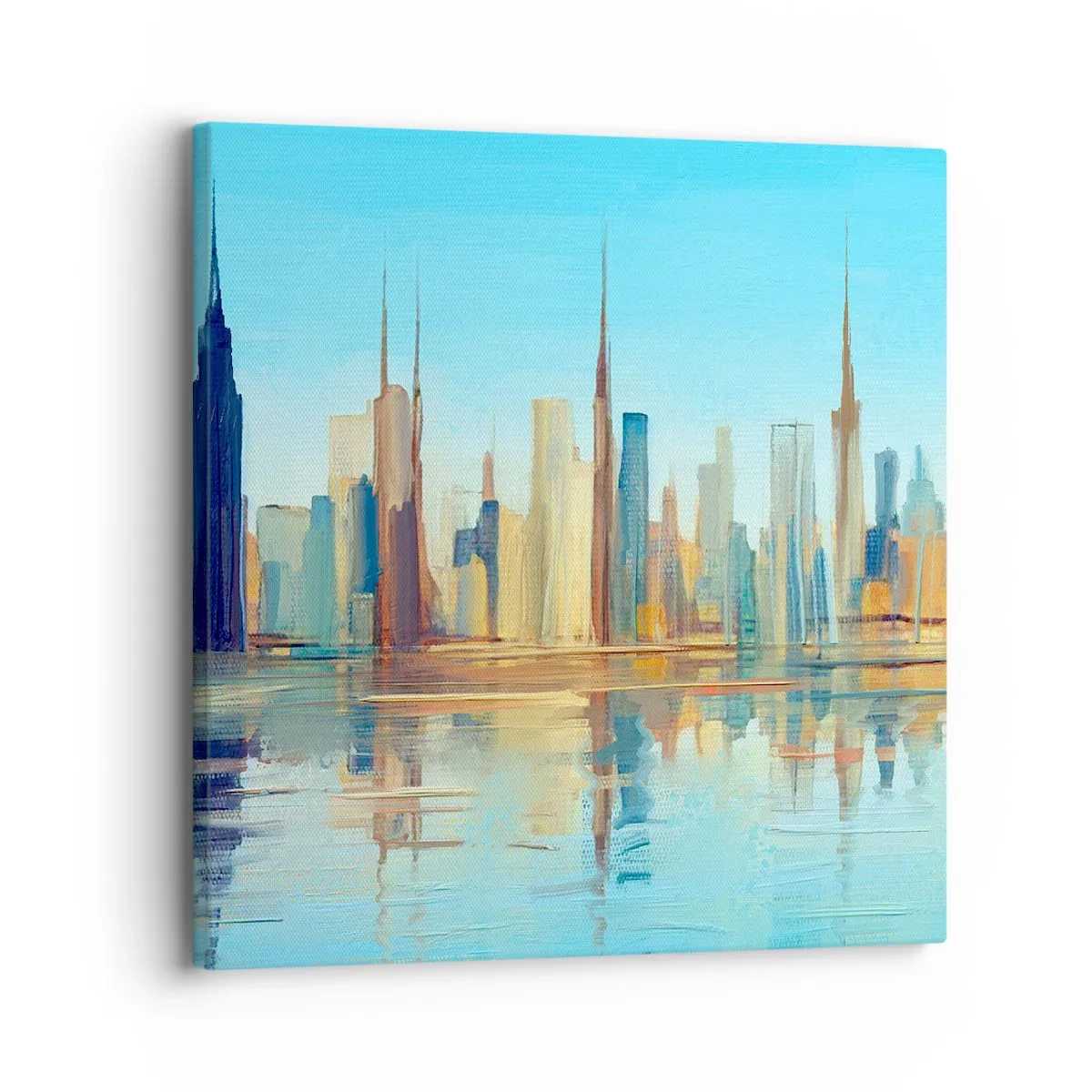 Tablou pe pânză - Metropola însorită - 30x30 cm