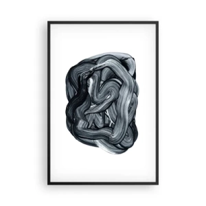 Poster în ramă neagră - Nu este atât de simplu - 61x91 cm