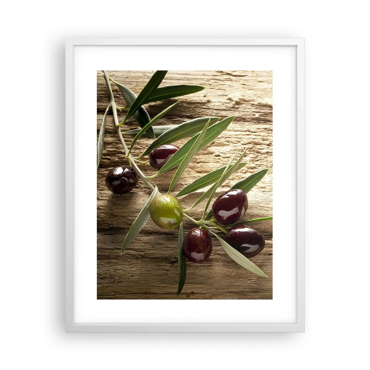 Poster în ramă albă - Direct din natură - 40x50 cm