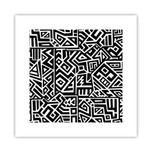 Poster - Compoziție precolumbiană - 30x30 cm