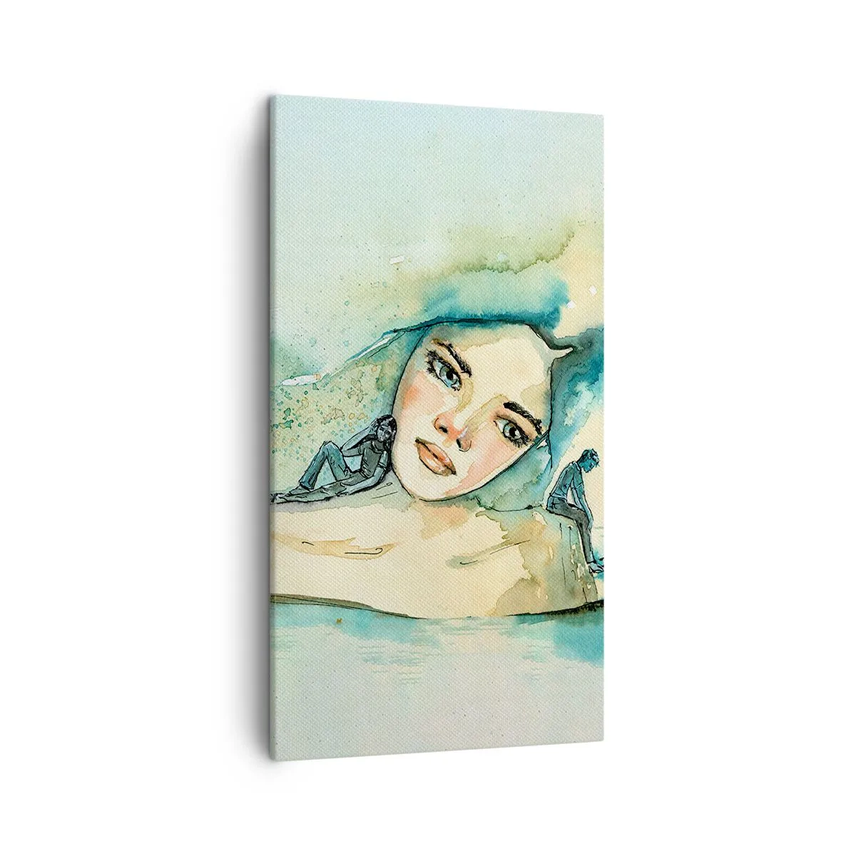Tablou pe pânză - Am I blue? - 45x80 cm