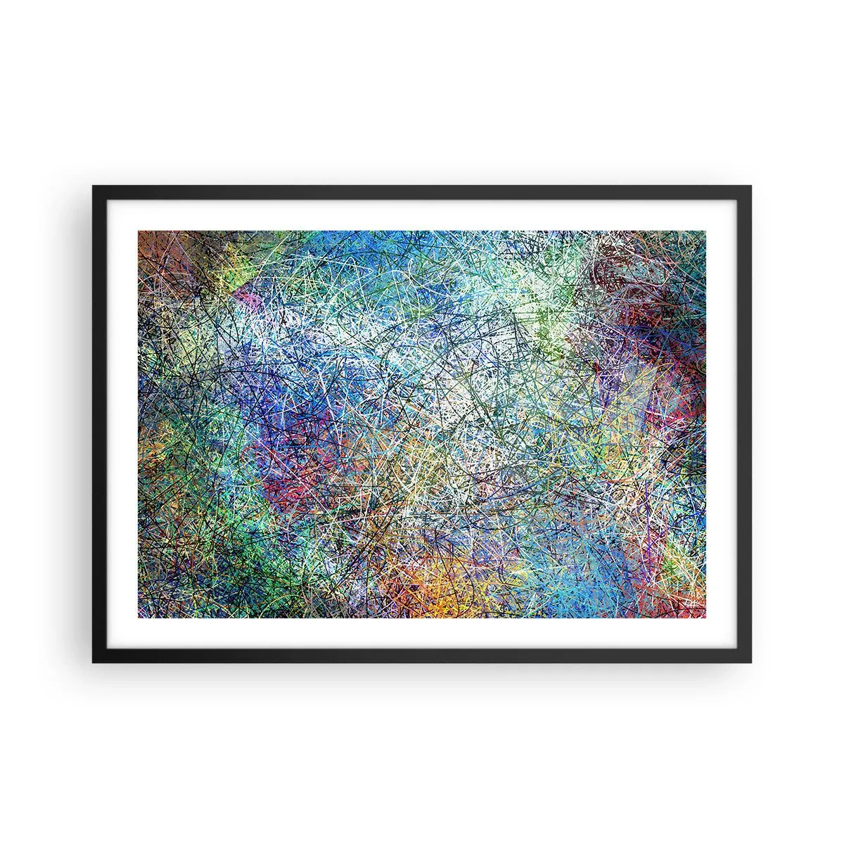 Poster în ramă neagră - Nu este atât de simplu - 70x50 cm