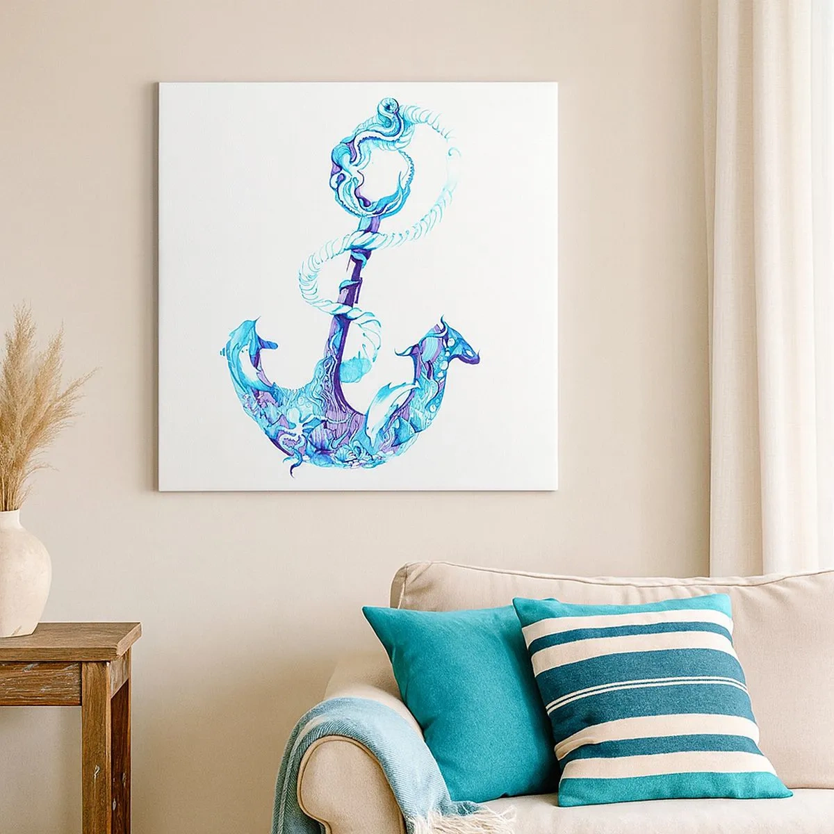 Tablou pe pânză - Confidenta secretelor mării - 30x30 cm