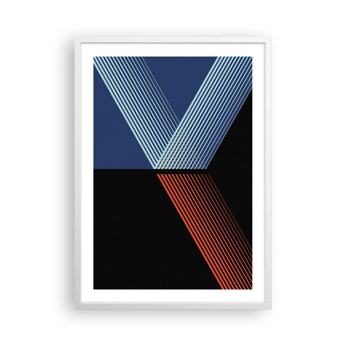 Poster în ramă albă - O poveste simplă - 50x70 cm