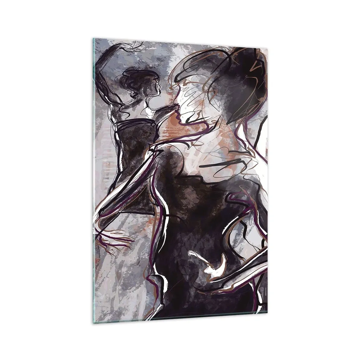 Tablou pe sticlă - Se dizolvă în muzică - 80x120 cm