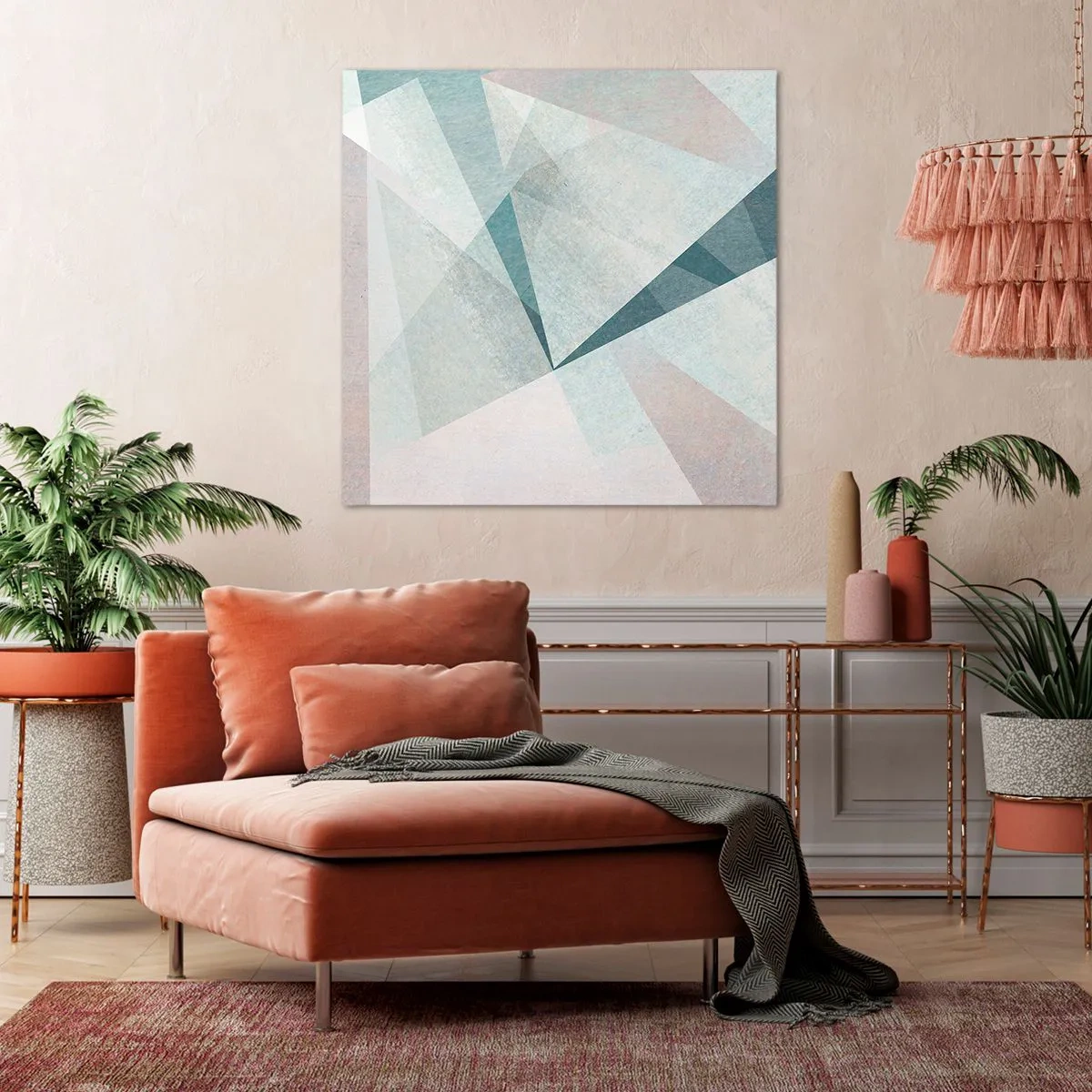 Tablou pe pânză - Calm și totuși dinamic - 70x70 cm