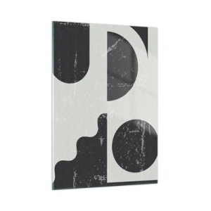 Tablou pe sticlă - Compoziție deasupra și dedesubt - 50x70 cm