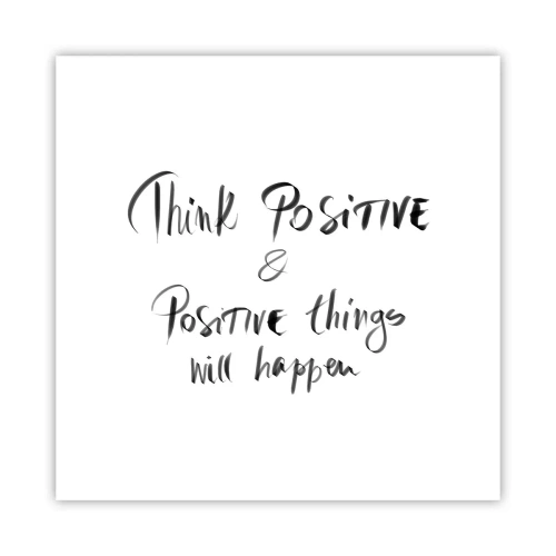 Poster - Cum să trăim bine? - 30x30 cm