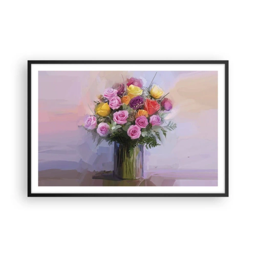 Poster în ramă neagră - Frumusețe reținută - 91x61 cm