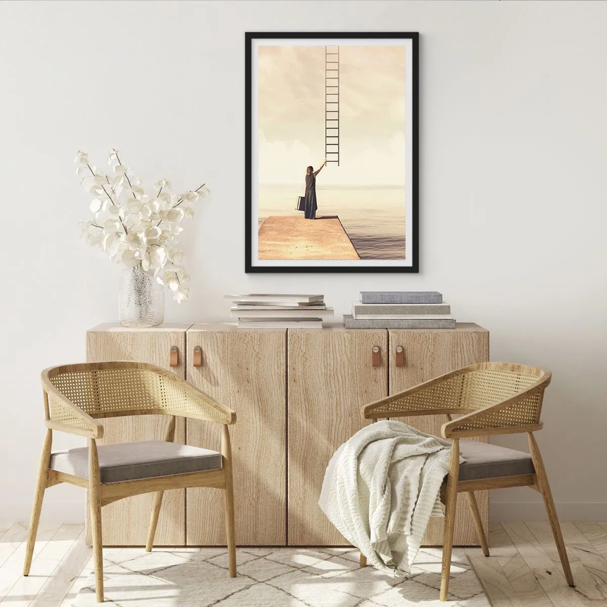 Poster în ramă neagră - O călătorie conceptuală - 40x50 cm