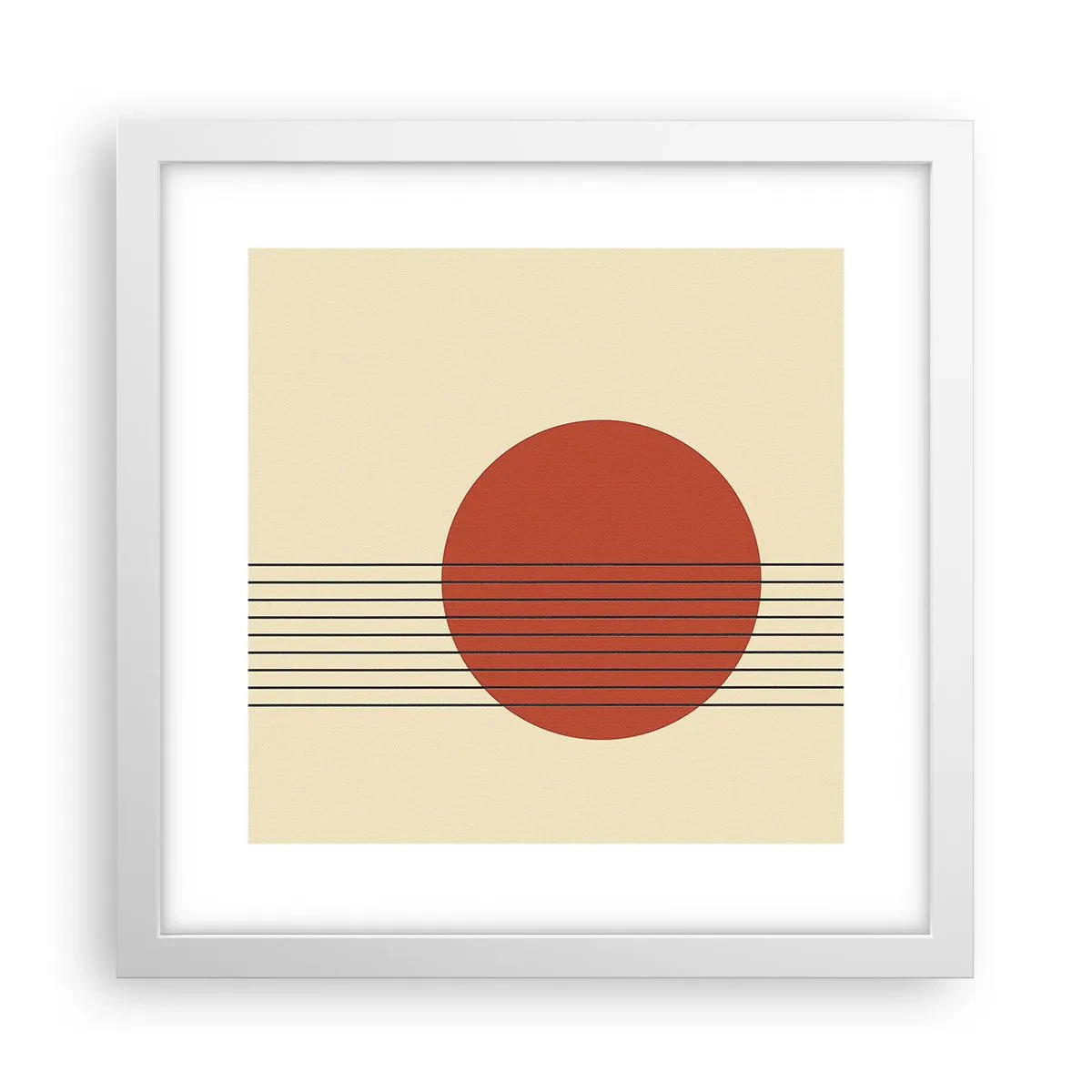 Poster în ramă albă - În continuare - 30x30 cm