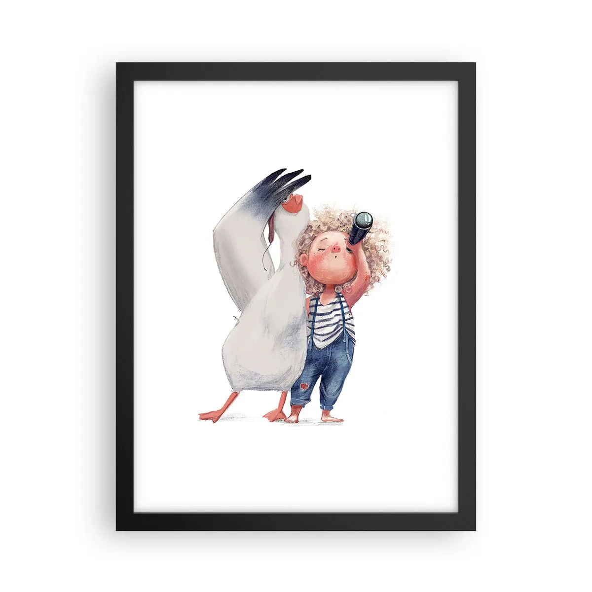 Poster în ramă neagră - Un plan pentru o călătorie minunată - 30x40 cm