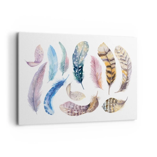 Tablou pe pânză - Ușoare și colorate - 120x80 cm