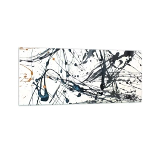 Tablou pe sticlă - Cu sau fără sens? - 100x40 cm