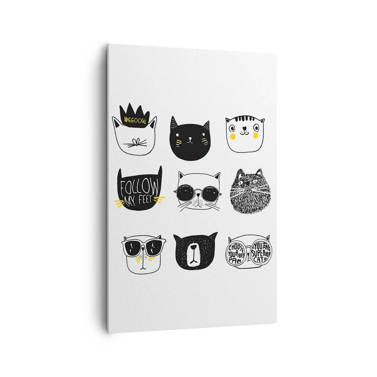 Tablou pe pânză - Fiecare este diferit - 80x120 cm