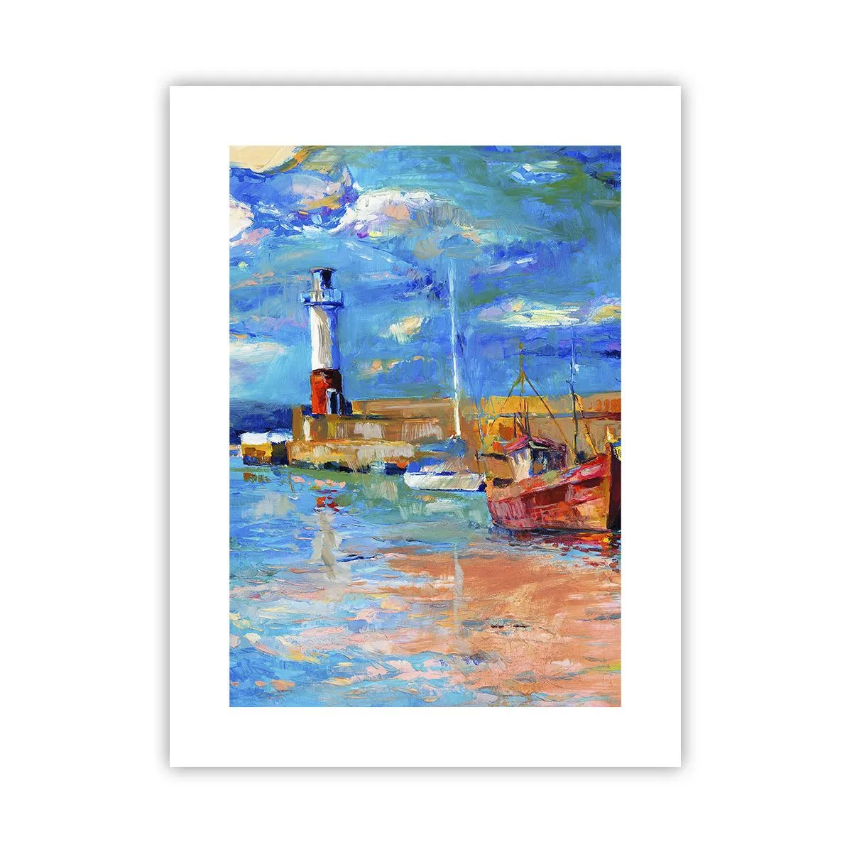 Poster - După-amiază în golful de curcubeu - 30x40 cm
