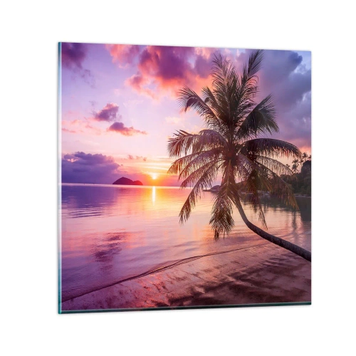 Tablou pe sticlă - Euforie până la orizont - 30x30 cm