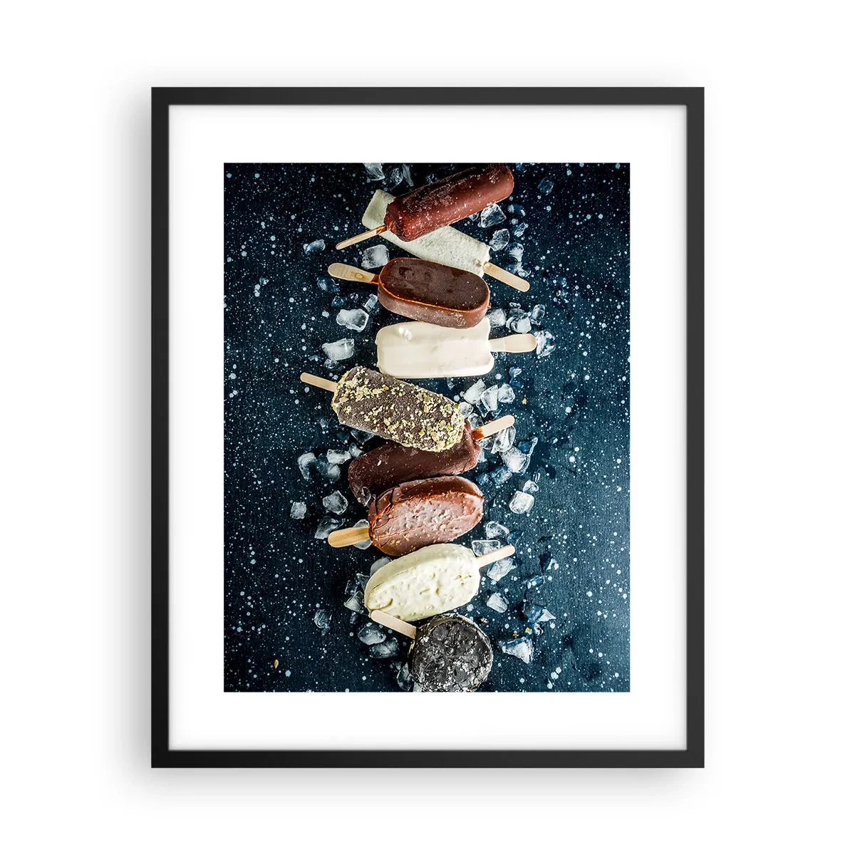 Poster în ramă neagră - Gustul unei veri fierbinți - 40x50 cm
