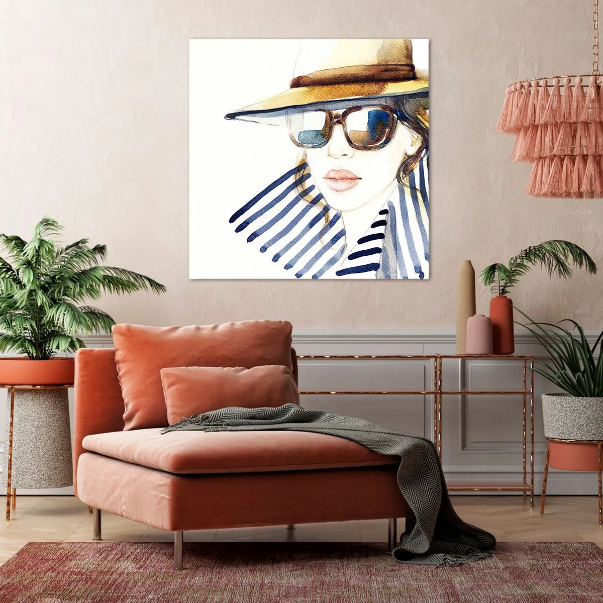 Tablou pe pânză - Bun venit la Florida! - 60x60 cm