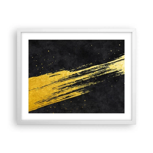 Poster în ramă albă - Salt în hiperspațiu - 50x40 cm